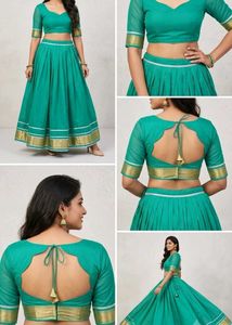 Beautiful Green Lehenga Choli Set