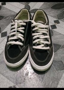 Black Canvas Sneakers