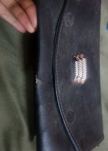 Stylish Black Wallet with Embellishment