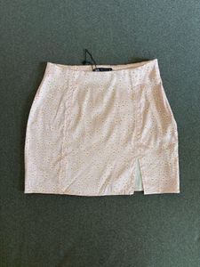 Zara Floral Print Mini Skirt