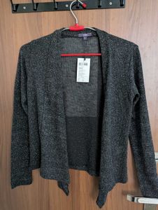 Sparkly Open Front Cardigan