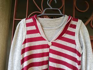Beautiful Winter Top With Fancy Outer 🤎🤎🤎