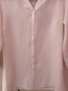 White Fitted Button-Down Shirt