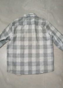 Oversized vintage check shirt size(L)