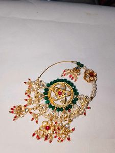 Traditional Indian Nath Nose Ring (rajasthani)