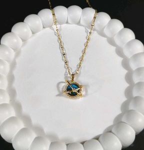 Anti Tarnish Orbit Necklace