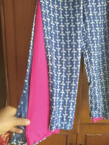 Double Layered Stylish Indigo Palazzo