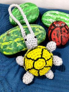 Crochet Turtle🐢 Bag Charm &amp; Curtain Tie ✨