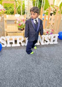 Boys Navy Blazer Suit Set