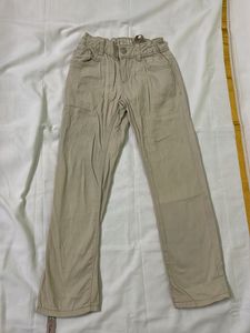 Boy's Beige Casual Trousers