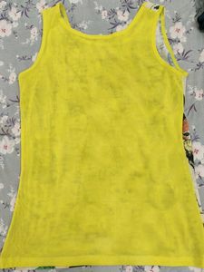 Cute Yellow 💛 Cat Print Top