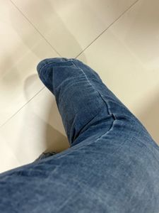Kraus Vintage Women's Flared Blue Denim Jeans