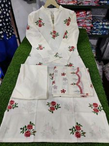 New printed suit state plazo set with Latkan