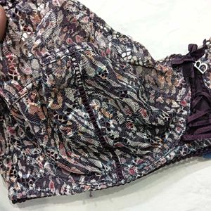 Sheer ⭐Animal Print Bra