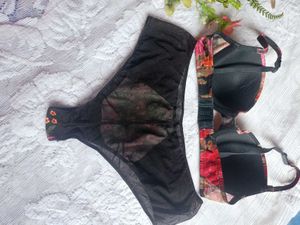 Floral Bra &amp; Panty Set