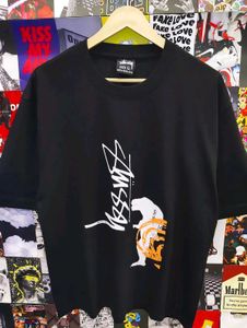 STUSSY BOXY FIT GRAPHIC PRINTED OVERSIZE TEE 🔥🔥