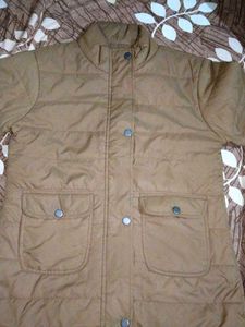 Brown Padded Casual Jacket