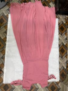 Embroidered Pink gown Set
