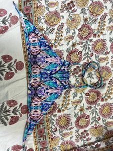 Printed Halter Bikini Top