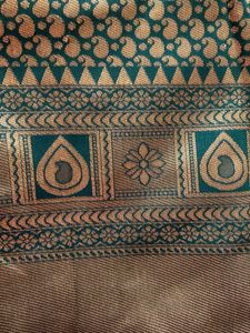 Exquisite Green &amp; Gold Saree