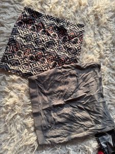 Boho &amp; Grey Tube Tops Set