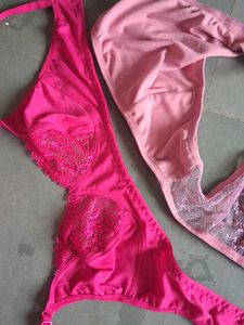 Pink Bra &amp; Panty Set