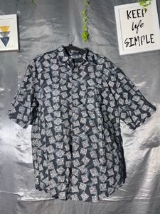 Men's Short Sleeve Patterned Shirt