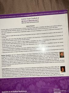 Inderbir Singh's Textbook of Human Histology