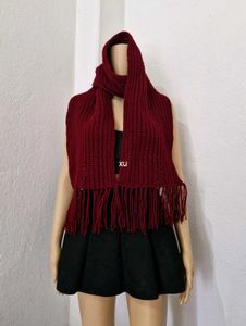 Crochet Mikasa's scarf / red scar