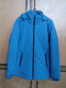 Blue Hooded Jacket