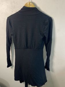 Black Cardigan with Belt