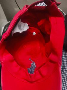 Ralph Lauren red Baseball kid's cap