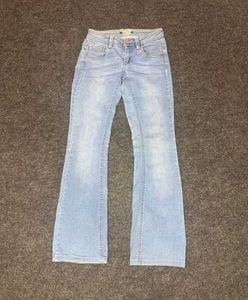 Light Wash Flared Jeans