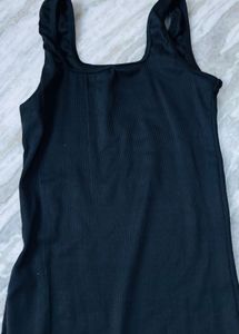 Sleek Black Maxi Dress