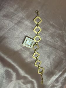 Chic Gold Diamond Link Watch