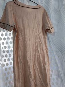 Cute Pink Nightdress with Heart Print