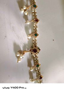 Elegant Pearl and Gemstone Kamarbandh