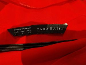 ZARA basic Bright Orange Sleeveless Top