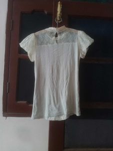 Elegant White Lace Top
