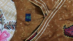 Elegant Paisley Print Ethnic Gown