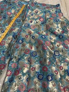 Beautiful Ethnic Palazzo Pants of Brocade fabric
