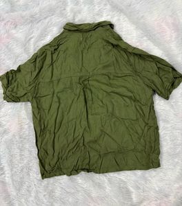 Green Short Sleeve Shirt
