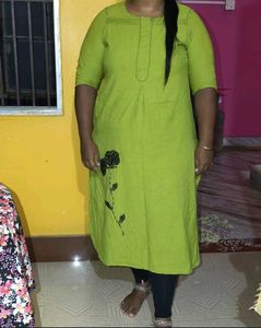 Green Floral Kurti