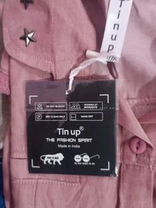 Cute Pink Star Detail Shirt