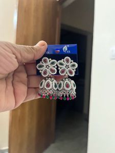 Elegant Oxidized Jhumka Earrings