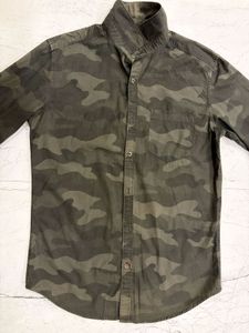 Men's Camo Button-Down Shirt