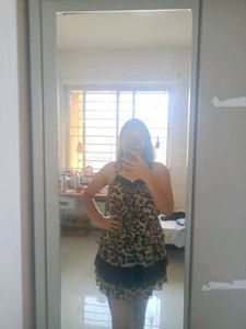 Leopard Print Mini Dress