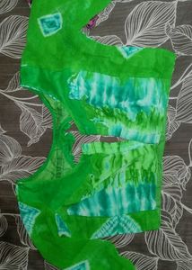 Royal Blue Printed Blouse