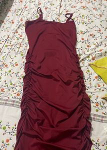 Chic Ruched Bodycon Dress
