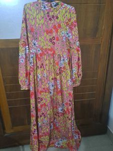 Vibrant Floral Maxi Dress